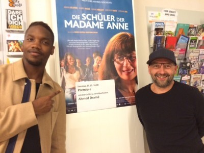 2015-30.10. Premiere DIE SCHÜLER DER MADAME ANNE mit Drehbuchautor Ahmed Dramé